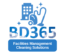 BD365 Facilities Management Cleaning Solutions company logo with building and vacuum icon